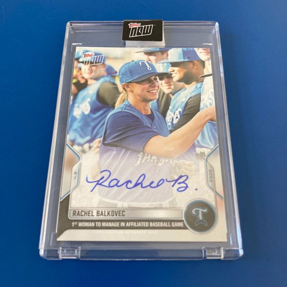 Topps Other - Topps Now, Rachel Balkovec Baseball Card, Autographed, 17/99, MILB-1A